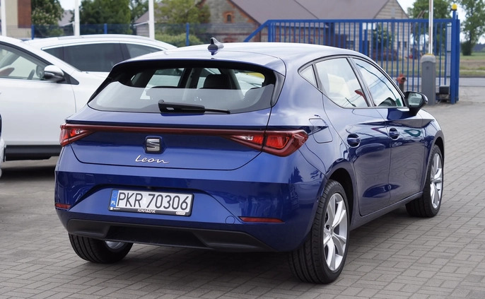 Seat Leon cena 77500 przebieg: 65906, rok produkcji 2021 z Kozienice małe 742